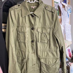 Gap Women's Green Army Jacket, Size Large